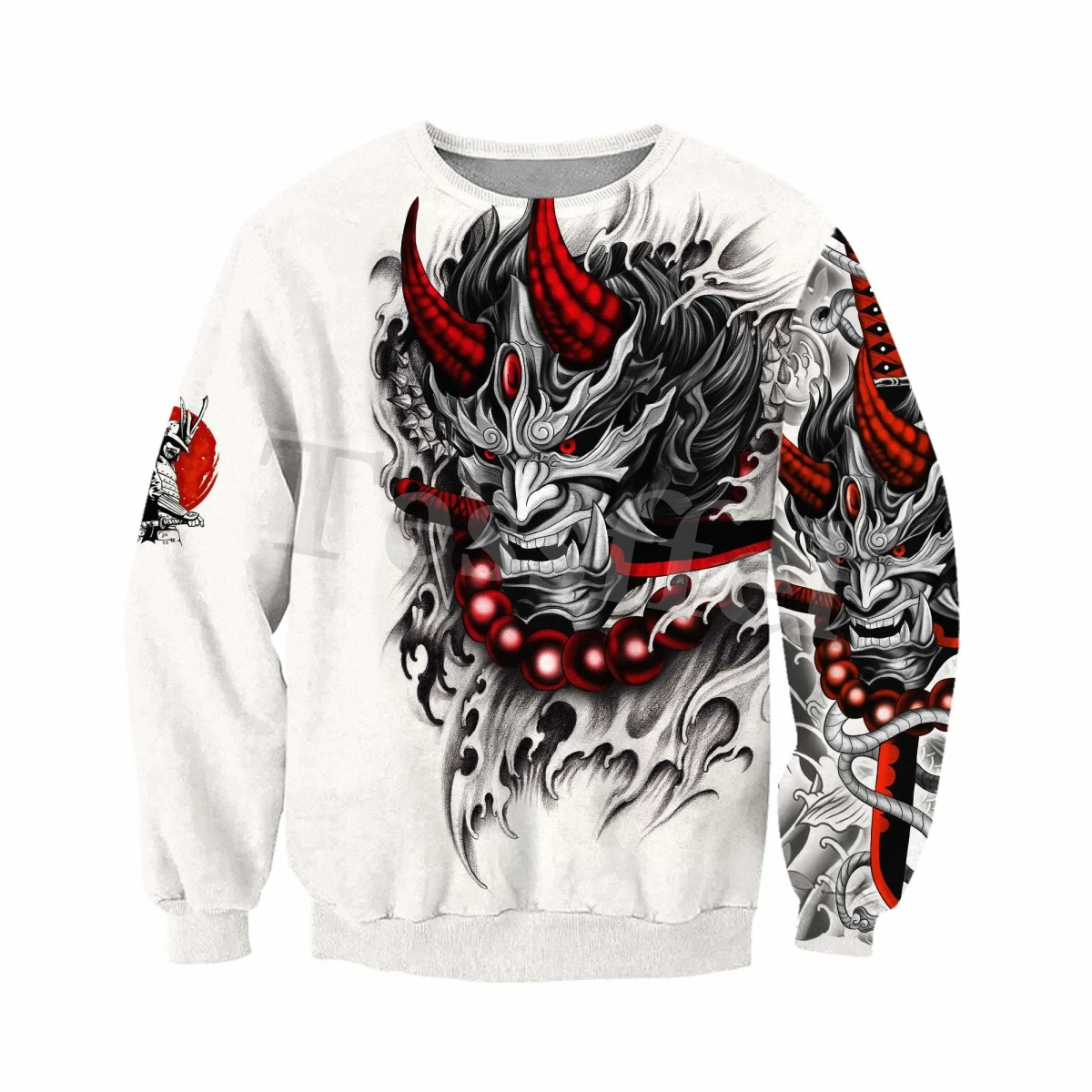 Tessffel Japan Samurai Tattoo 3D Printed New Men's Sweatshirt Harajuku Zipper Hoodie Casual Unisex Jacket Pullover Style-25