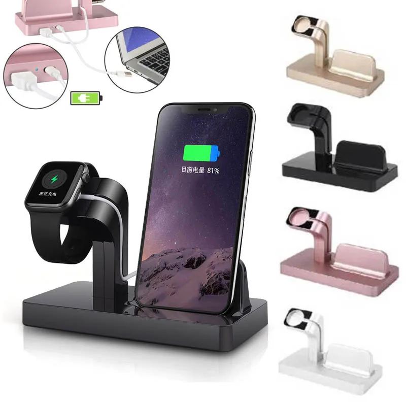 Беспроводное зарядное устройство для Apple Watch 5 2 3 4 iPhone 8 7 6 S Plus XR X XS 11 Pro