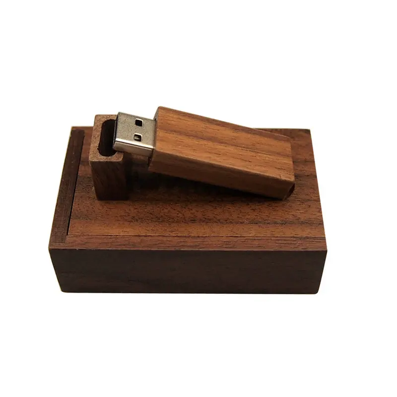 USB флеш накопитель деревянный с коробкой 4/8/16/32/64 ГБ|USB флэш-накопители| |