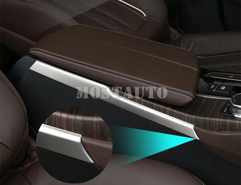 

For BMW 5 Series G30 G31 Inner Center Console Armrest Side Trim Cover 2017-2021 2pcs Car Accessories Interior Car Decor Car Trim