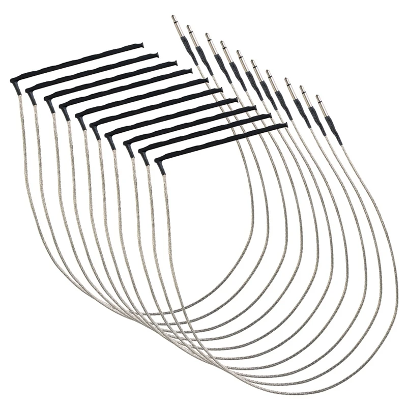 

10Pcs 6 String Acoustic Guitar Bridge Saddle Rod Piezo Metal Rod Folk Guitar Pickup Stick Guitar Accessories