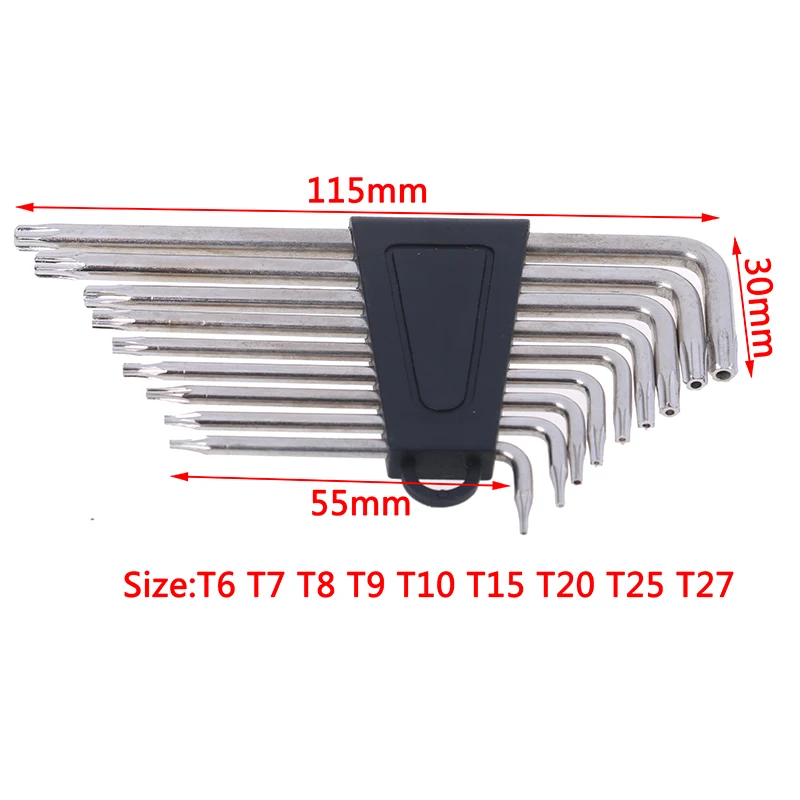 

9pcs/set Plum Spanner Wrench Sets Torx L Shape Repair Tool Screwdriver Tool