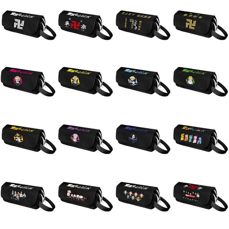 

Tokyo Swastika Revengers peripheral waterproof pencil case cartoon printing portable stationery box