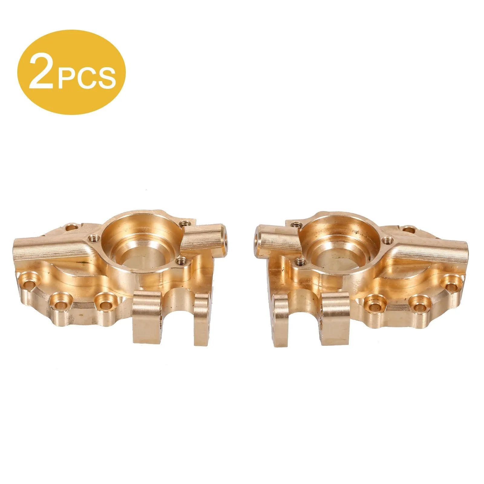 

Brass Heavy Duty Front Steering Knuckle Set Compatible with TRAXXAS TRX4 1/10 RC Crawler Counterweight style Climbing Car