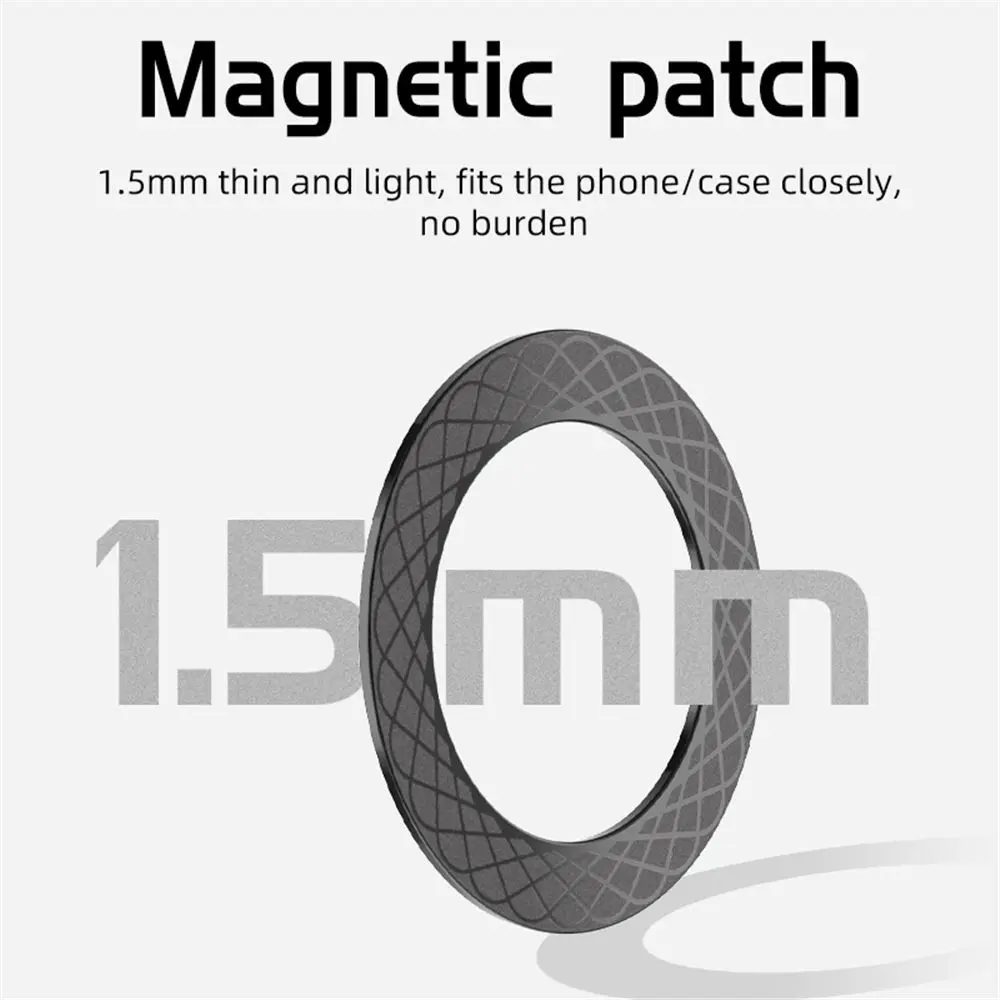 strong magnetic plate for magsafe wireless charger car mount holder makes android qi phone iphone connects and charges perfectly free global shipping