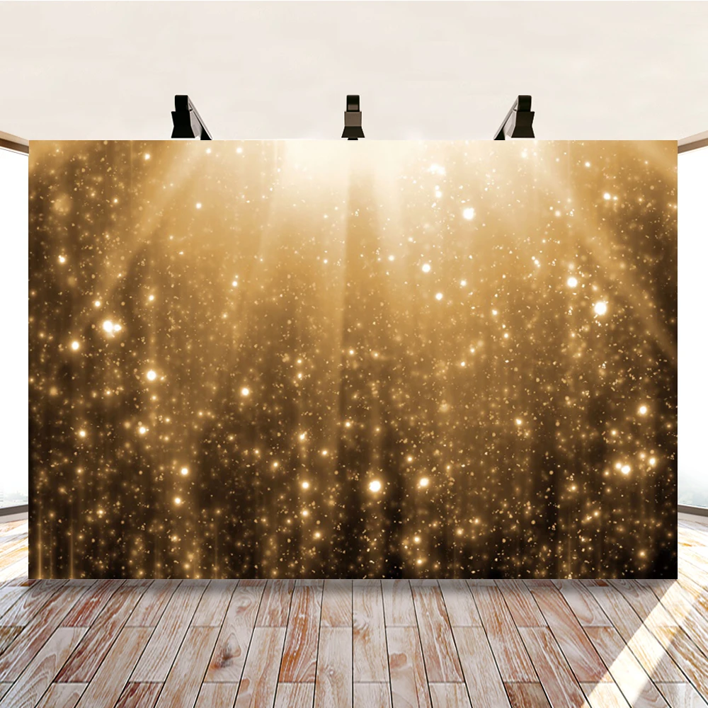 

Yeele Black Gold Polka Dots Light Bokeh Glitter Shine Backdrop Photography Photographic Decoration Backgrounds For Photo Studio