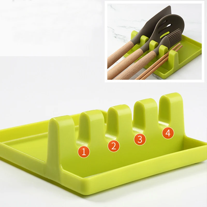 1Pcs Kitchen multi-function Silicone Storage Rack Spoon Racks Spatula Mats Tableware Non-slip Mat Cooking Tools | Дом и сад
