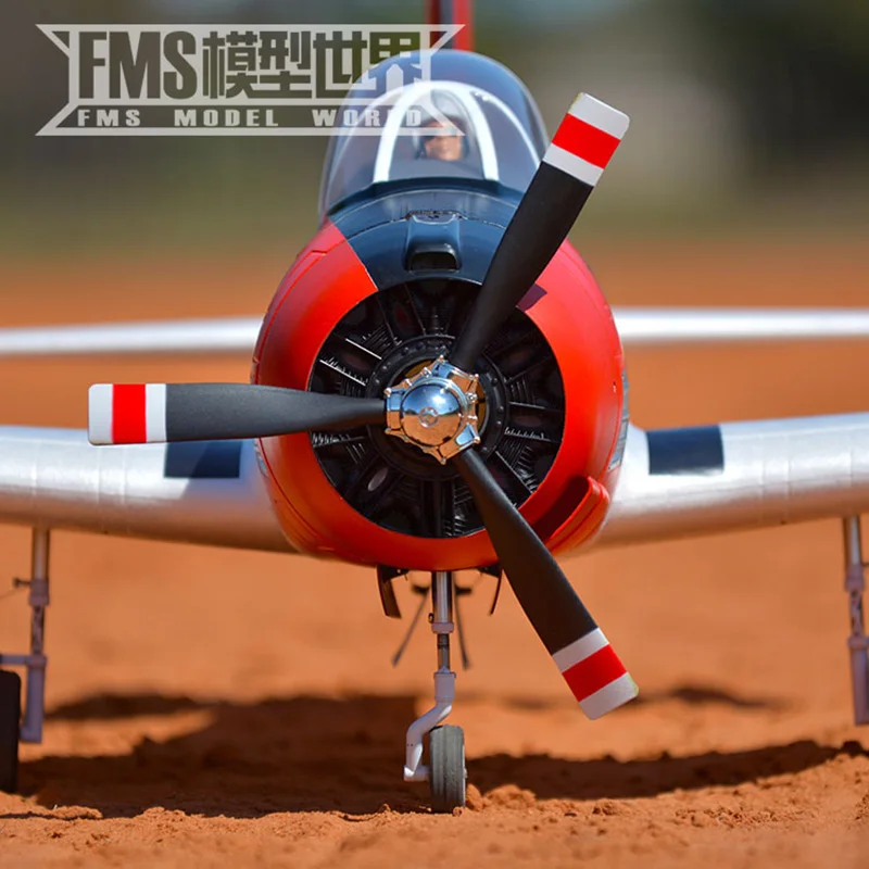 FMS 1400 мм T-28D Троянский конь Вторую мировую войну как настоящие радиоуправляемая