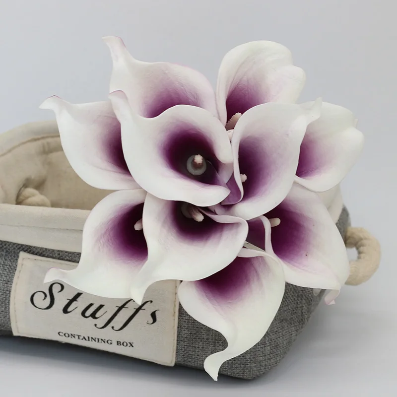 Искусственные цветы лилии на ощупь искусственные для свадьбы | Дом и сад