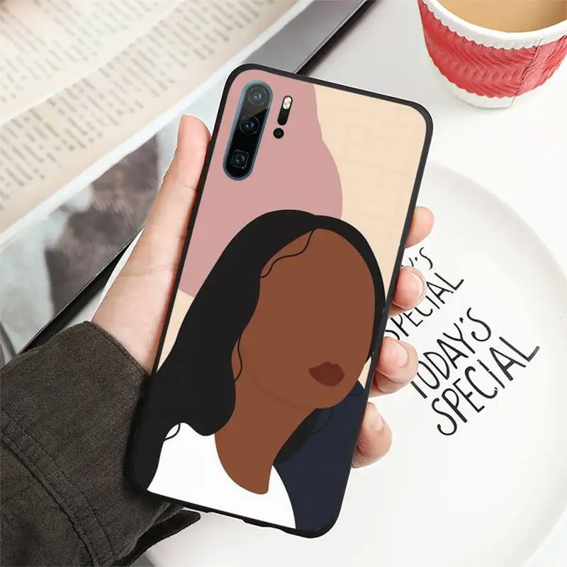 

Abstract art design sexy girl Phone Case For Huawei P40 P20 P30 Mate 40 20 10 Lite Pro Nova 5t P Smart 2019