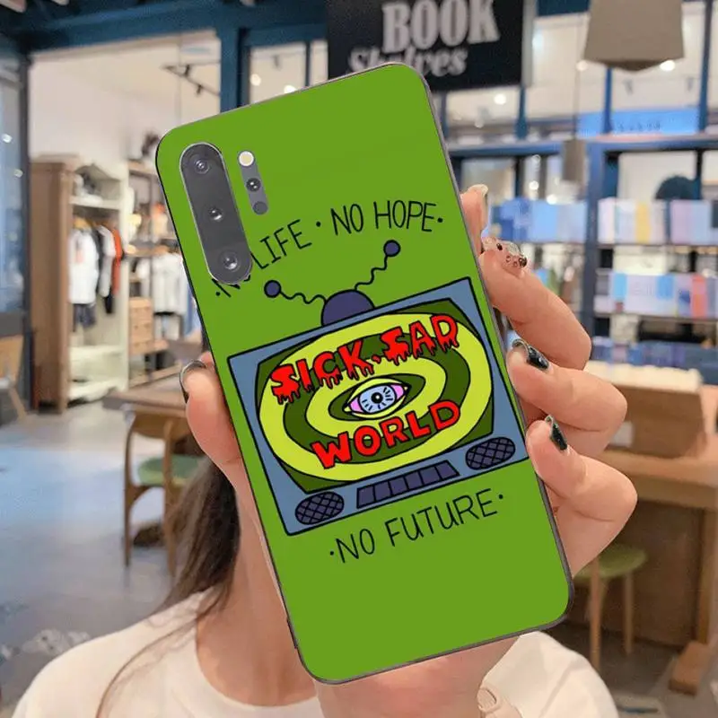 Sick Sad World чехол для телефона Samsung Galaxy Note20 ultra 7 8 9 10 Plus lite J7 J8 2018 Prime | Мобильные