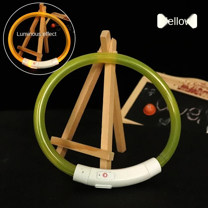 Светодиодный Usb-ошейник для собак ошейник ночные ошейники светящиеся