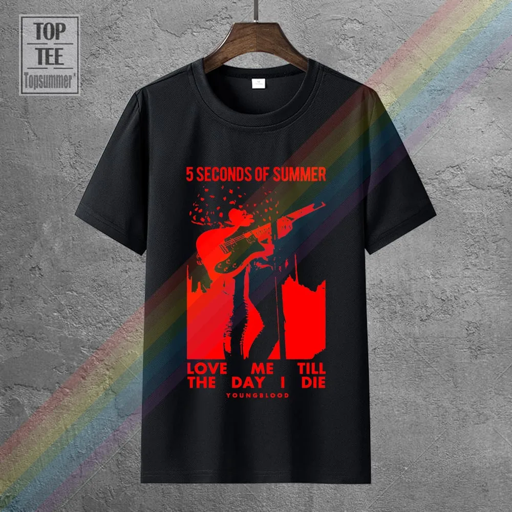 

5 Seconds Of Summer T Shirt Retro Gothic T Shirts Emo Punk Quackity Sweatshirts Harajuku Tshirts Hippie Goth Tee-Shirt