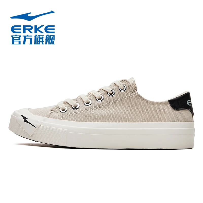 Hongxing Erke canvas shoes men's shoes 2022 spring and autumn new low top board shoes thick soled boys' sports shoes