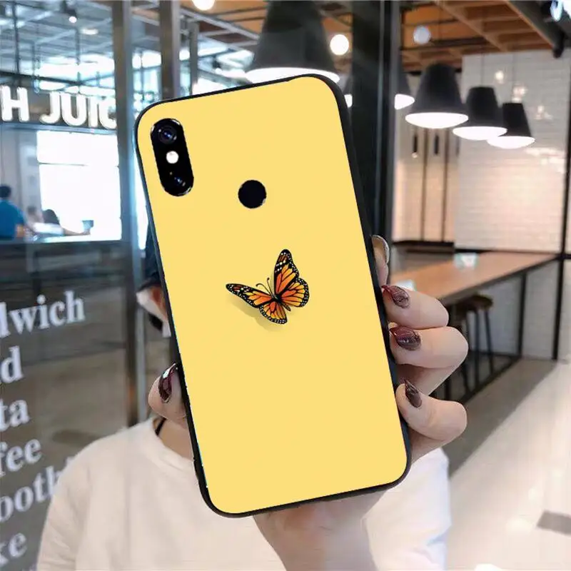 

Cute butterfly blue Phone Case For Xiaomi Redmi 7 8 9t 9se k20 mi8 max3 lite 9 note 9s 10 pro
