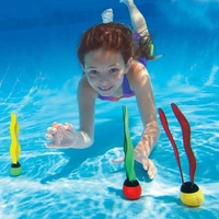 3pcs kids plants toy sports swimming pool toys sea plant shape diving toys diving swimming training pool for children