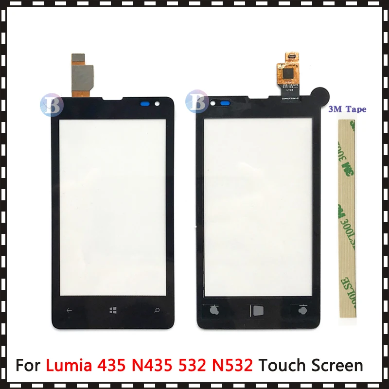 Высокое качество 4 0 &quotдля Nokia Microsoft Lumia 435 N435 532 N532 сенсорный экран дигитайзер