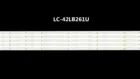 100% Новинка 5 шт.комплект светодиодные ленты для 42 ТВ LB F3528 GJD2P5420410 H LC-42LB261U LB-F3528-GJD2P5420410-H