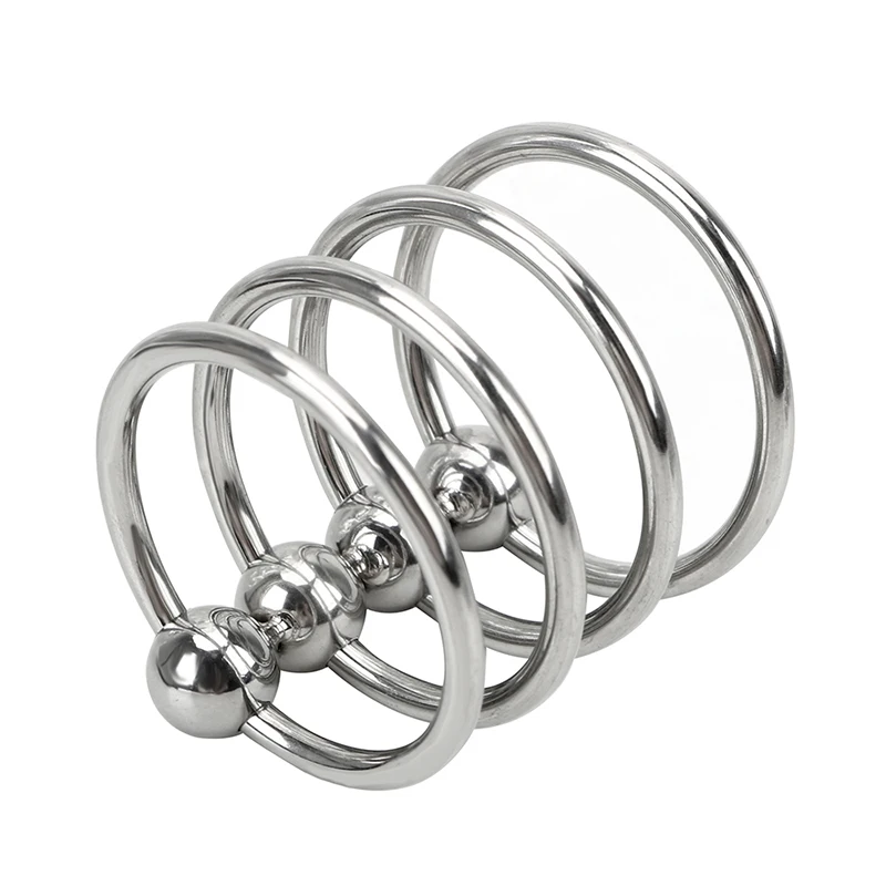 28/30/33/35/40/45mm Stainless Steel Male Penis Training Ring Delay Ejaculatio Cock Scrotum Man Sex Toys | Красота и здоровье