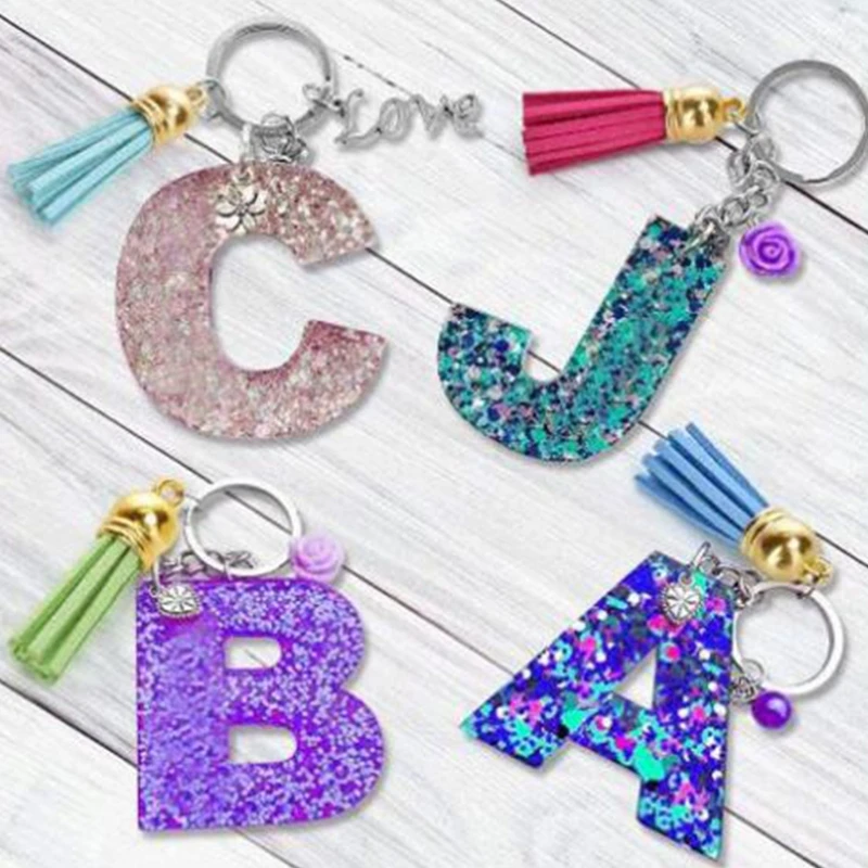 

220 Pcs Key Ring with Chain Jump Rings Screw Eye Pins Set for Resin DIY Crafts Jewelry Making Accessory