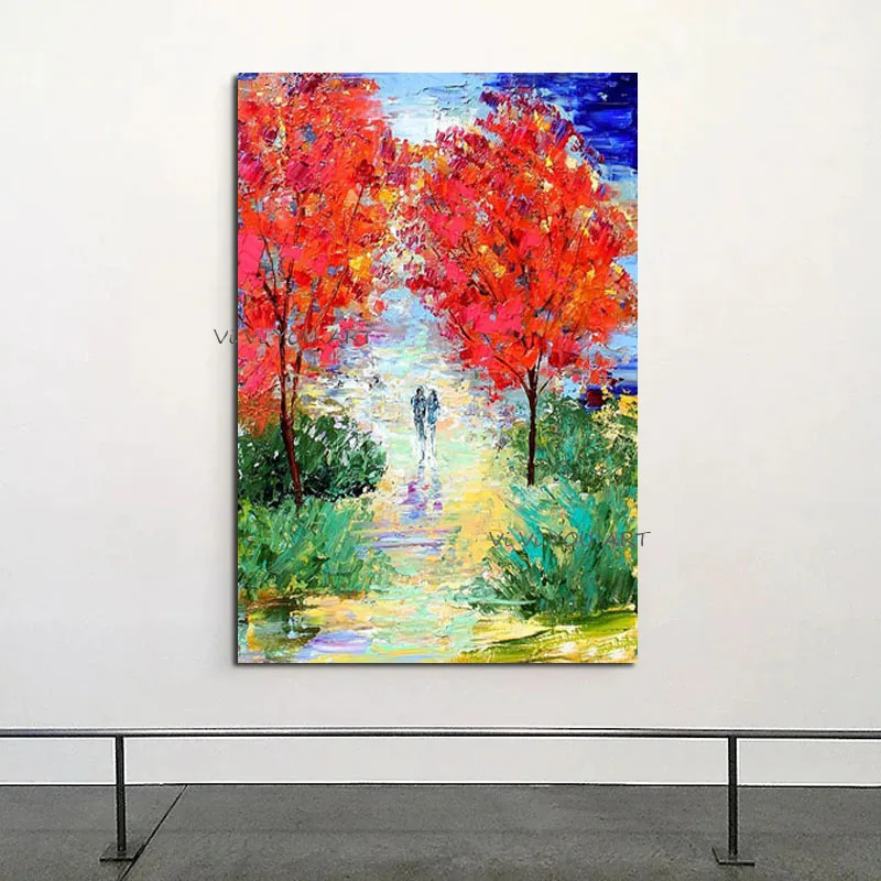 Пейзаж ручной работы масляная живопись ручная роспись высокое качество