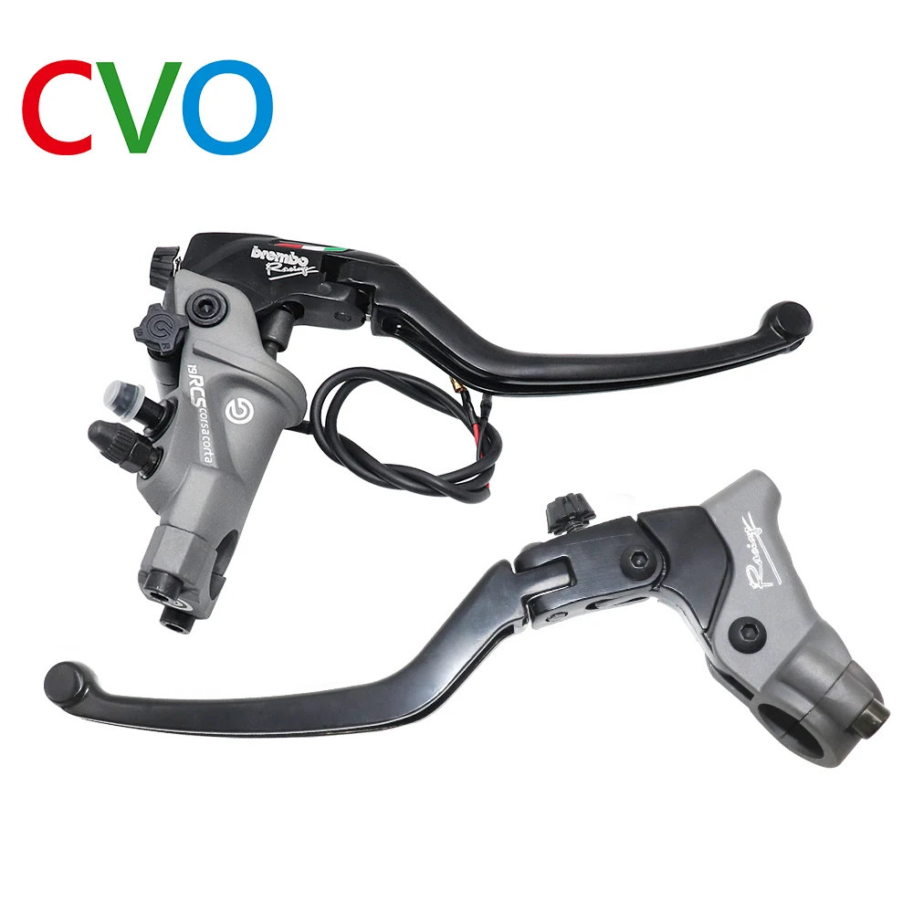 

19 RCS Motorcycle Brake Master Cylinder Cable clutch Radial Brake Pump 22mm Universal For Honda Yamaha Kawasaki Suzuki