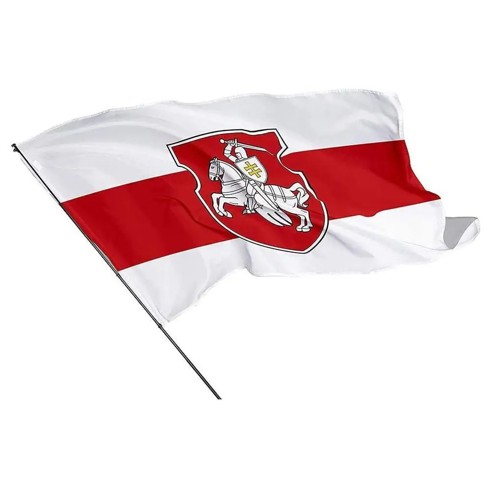 

2 Sizes Belarus Flag White Knight Pagonya Flag White Home Decoration Red Holiday White Y1A3
