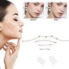 Ленты для подтяжки лица, невидимые Патчи от морщин для мгновенного подтягивания лица, с двойным редуктором подбородка, V-образной формы лица, лифтинг, уход за лицом