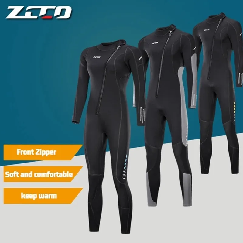 

2021 New 3mm 5mm Diving Suit Men Neoprene Wetsuit Plus Size XL XXL XXXL 4XL Scuba Wet Suit Spearfishing Surfing Warm Swimsuit