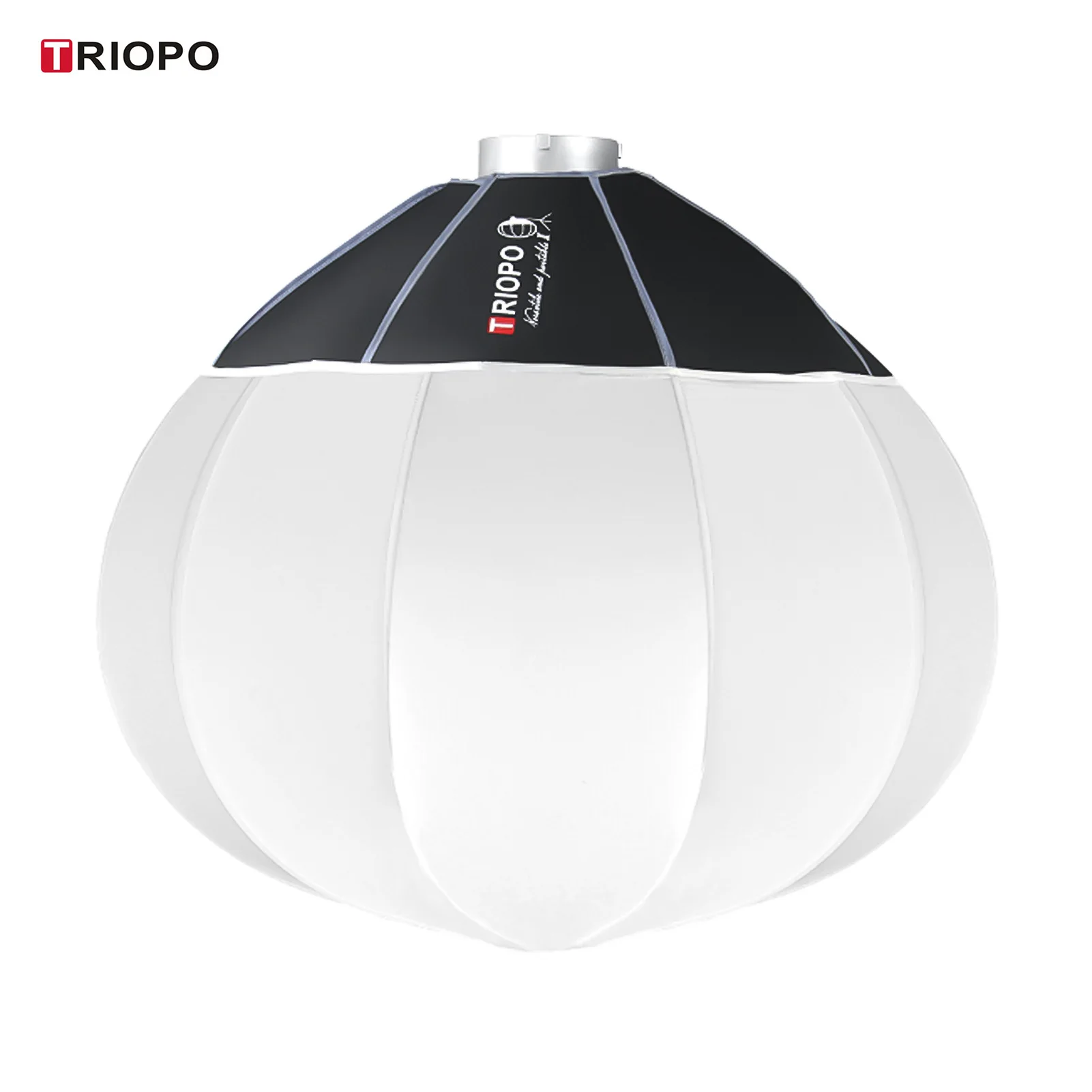 Софтбокс TRIOPO KQ65 с фонариком 65 см сферический складной софтбокс креплением Bowens