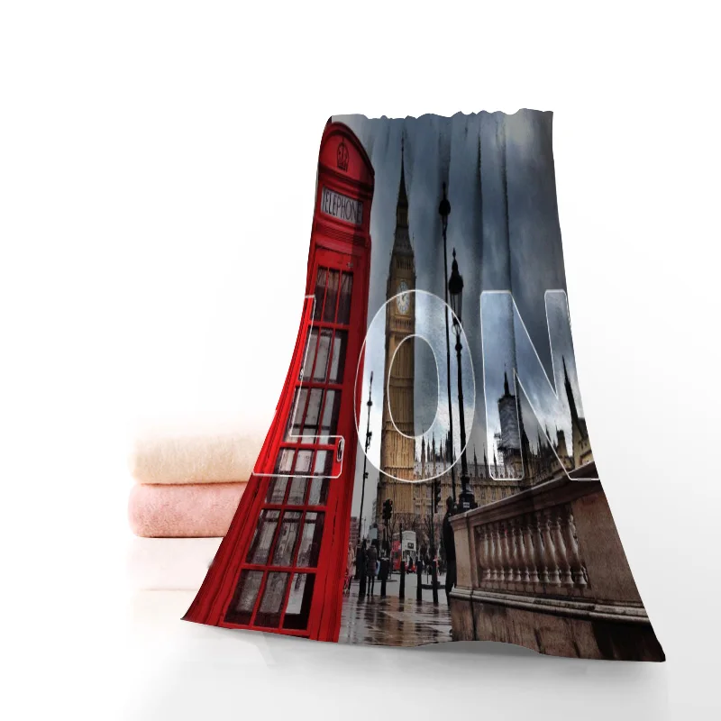 

New Arrival LONDON CITY Towels Multiple Color Microfiber Beach Bath Towel Sports Face Towel Customizable Printing Bath Towels