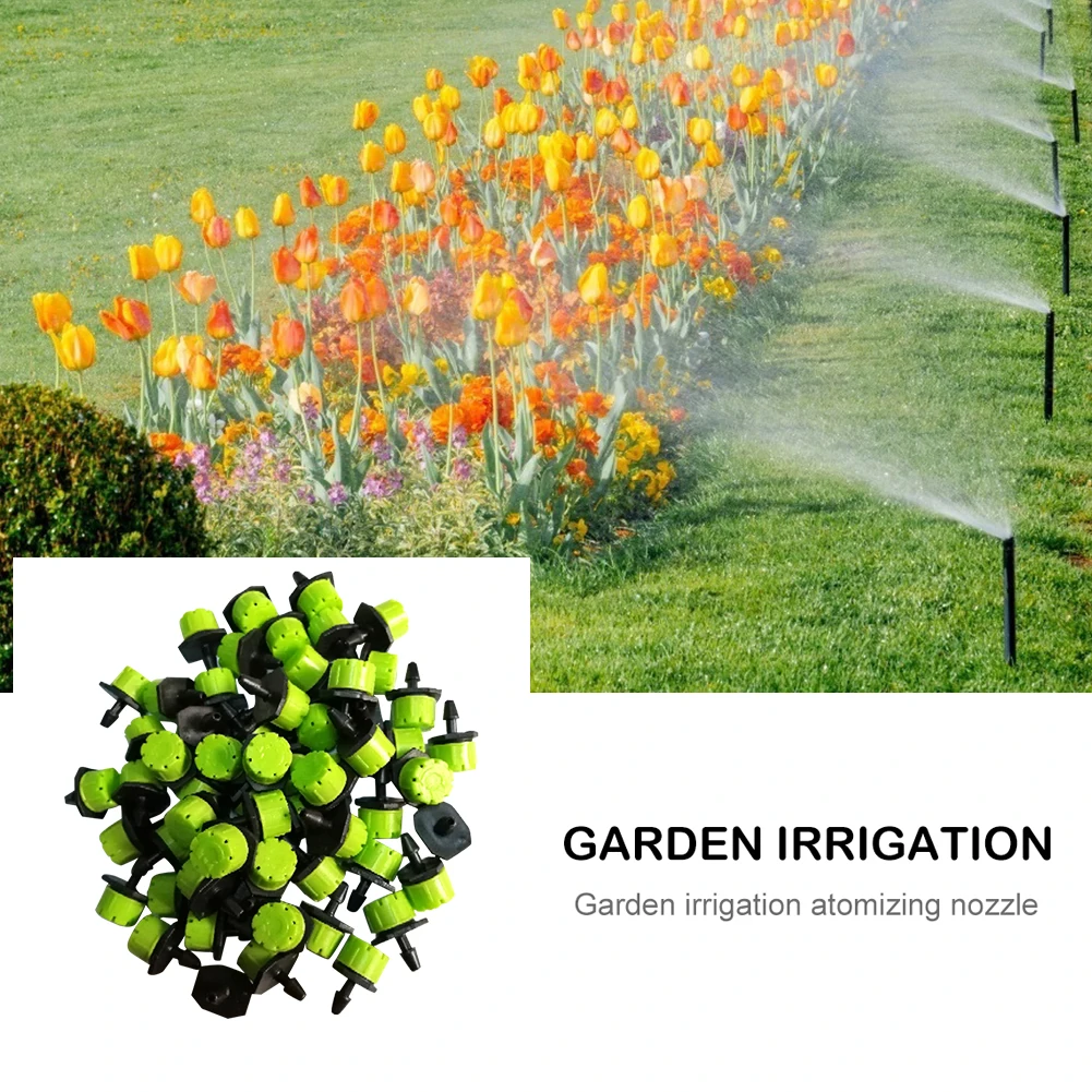 Оросительная капельная головка для сада 50/100 шт. 4 мм Φ 8 отверстий