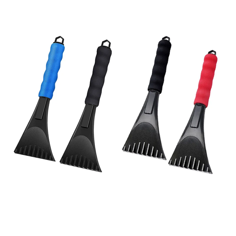 

Ice Scrapers for Car Windshield 2 Pack, Snow Scraper with Foam Handle, Frost Snow Removal Brush for Car