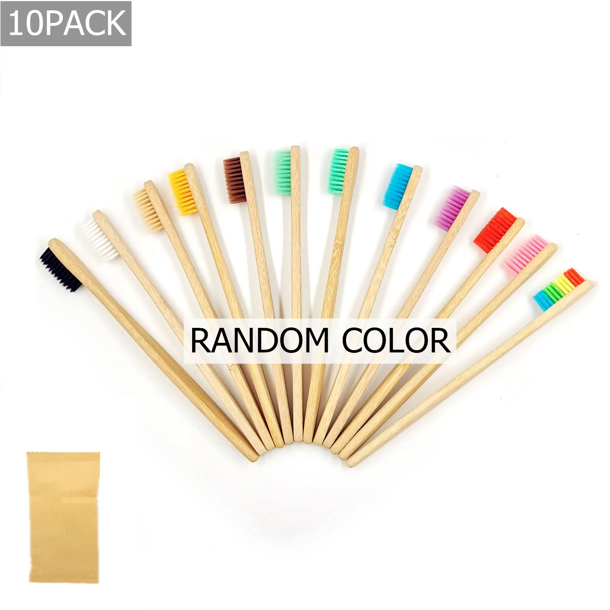 Натуральная кожа со средней твердостью Бамбуковая Бриллиантовая зубная щетка