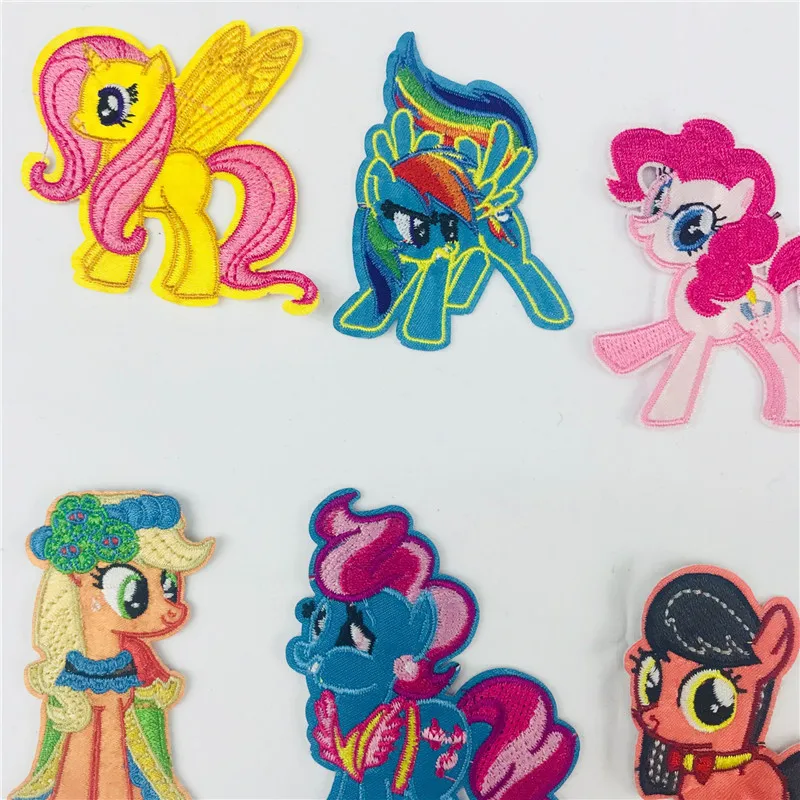 My Little Pony Horse Patch for Clothing Iron on Embroidered Sewing Applique Cute Sew on Fabric Badge DIY Apparel Accessories image 3