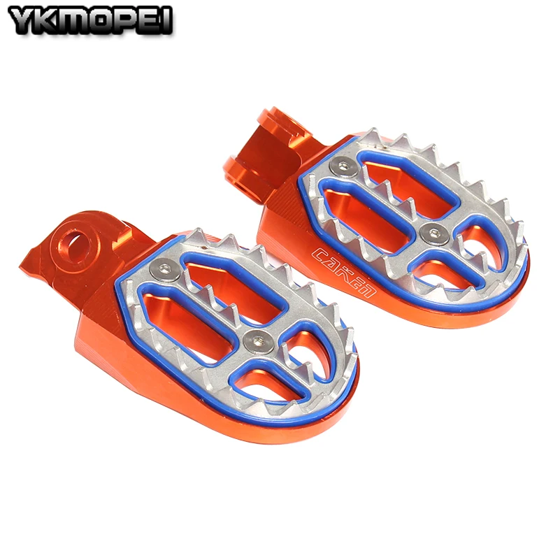 

ЧПУ Заготовка MX подножки подставки педали для 65 85 125 250 300 450 525 530 EXC SX SXF XCF SMR мотоцикла мотокросса эндуро Супермото