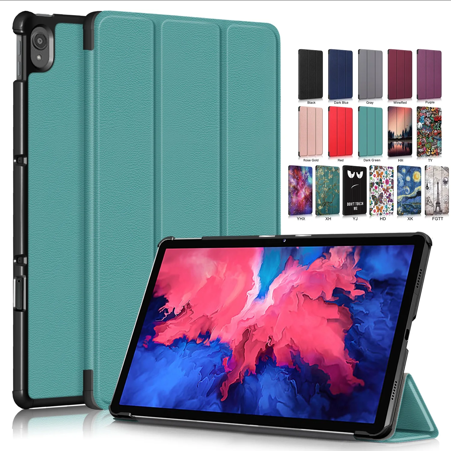 

Чехол для планшета Lenovo Tab P11 P11 Plus, кожаный раскладной чехол для планшета 11 дюймов, с подставкой, для Lenovo Xiaoxin Pad Plus 11 дюймов