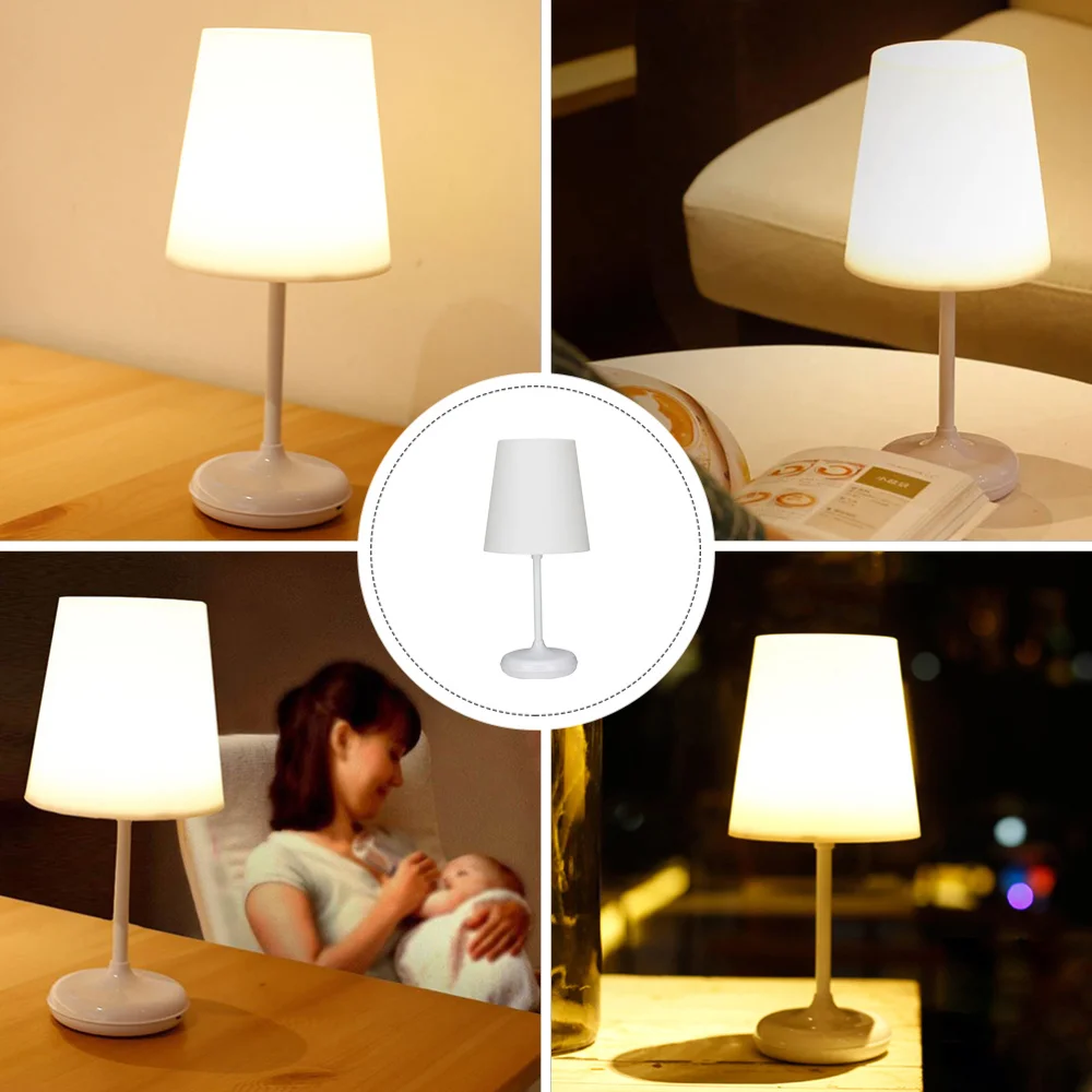 

Adjustable LED Table Lamp USB Charged Warm Night Lamp with Remote Controller