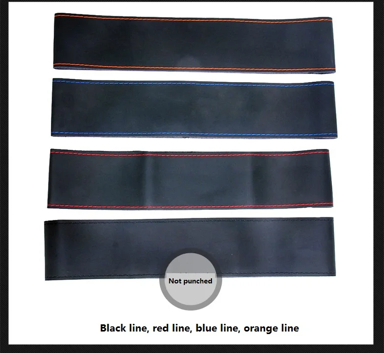 Auto Steering Wheel Covers 36 38 40 42 44 45 47 49 50cm diameter large size Braid on truck bus van steering cover Hand Sewing