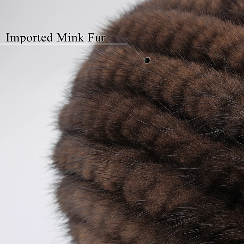 Меховая шапка для женщин меховая теплые зимние шапки женщин|mink fur hats|mink hat womenfur |