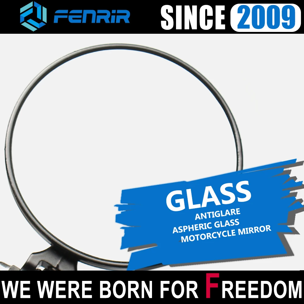 Зеркало заднее универсальное мотоциклетное с круглой ручкой для Honda Suzuki KTM Duke