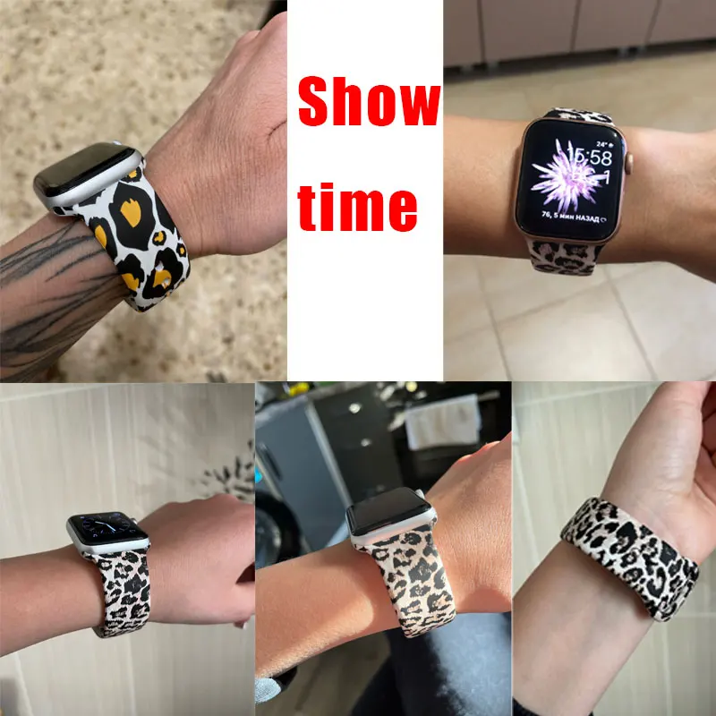 

Ремешок силиконовый для Apple Watch Band 40 мм 38 мм 42 мм 45 мм 44 мм 41 мм