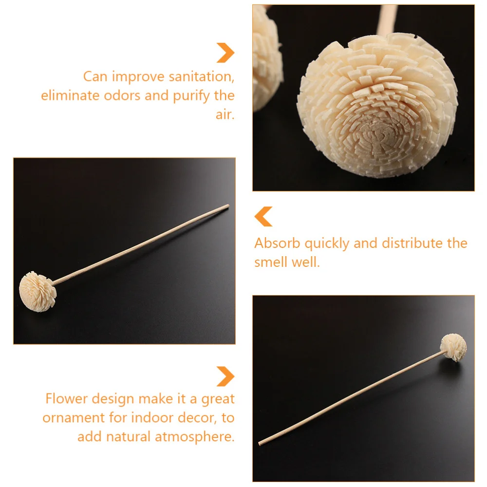 

8Pcs Fireless Aromatherapy Sticks Simulation Flower Fragrance Diffuser Sticks