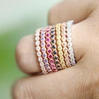 Женское Обручальное кольцо из серебра 925 пробы, с фианитом