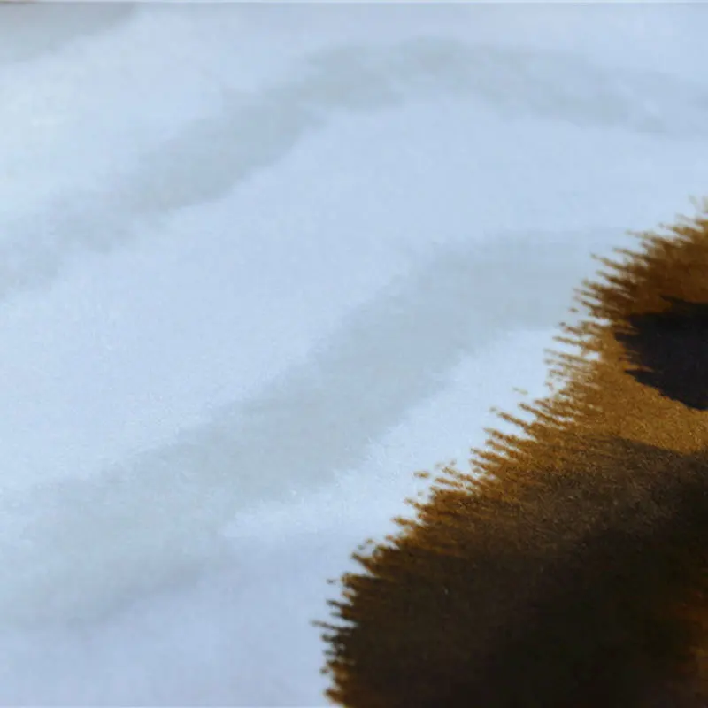 Декоративный коврик OIMG из коровьей кожи ковер полиэстера Современная коровья