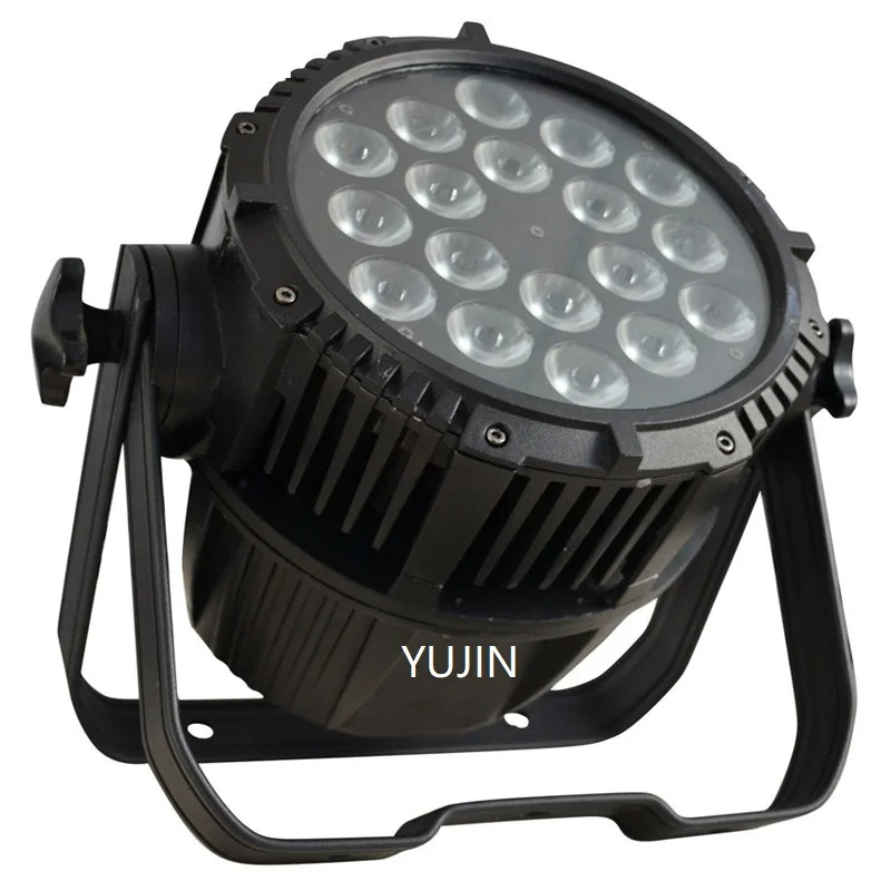 8 шт./партия Dmx512 Ip65 Водонепроницаемый 18*18 Вт rgbwa УФ сценический DJ Светодиодный