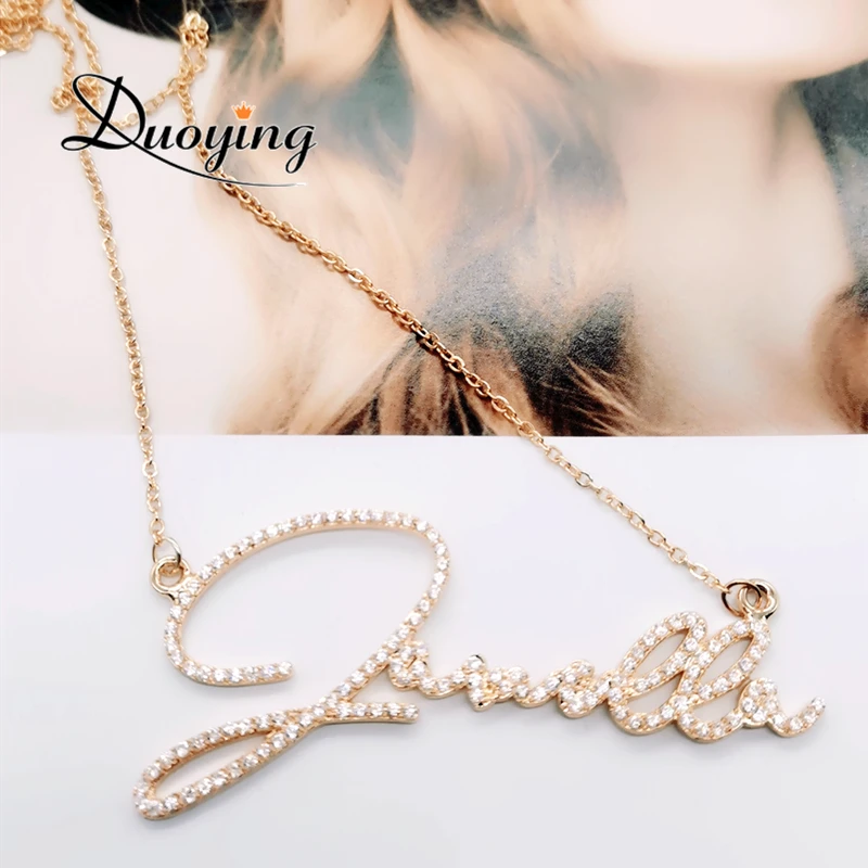 Женское колье с подвеской-кристаллом фианитом | Украшения и аксессуары