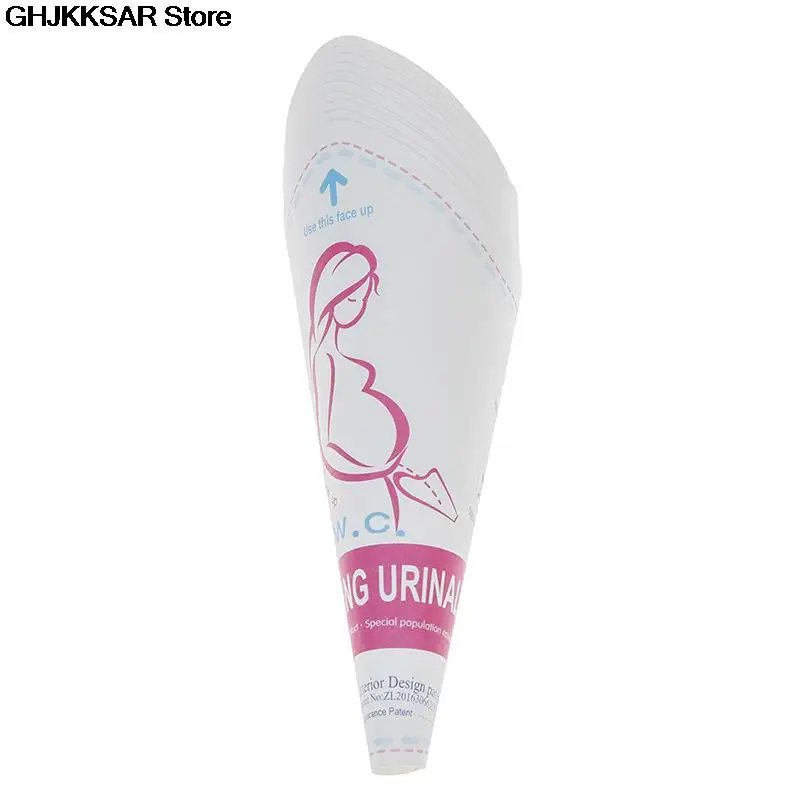 10pc/lot Disposable Paper Urinal Woman Urination Device Stand Up Pee for Camping Travel Portable Female Outdoor Toilet Tool |