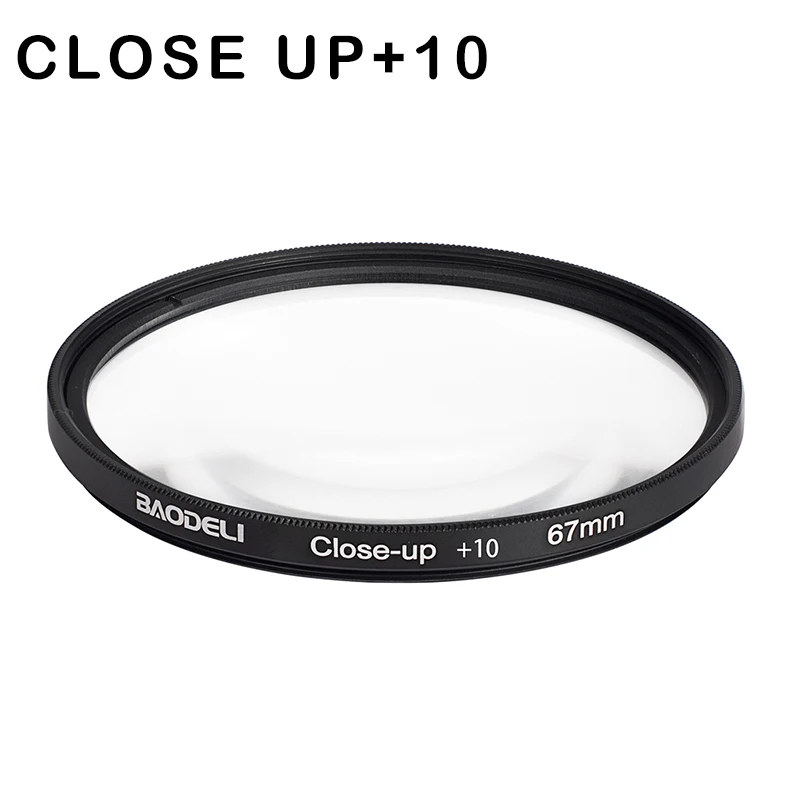 ONLY CU10 NO BOX BAODELI фильтр для объектива, концепция Nd Fld MC Uv Macro Star Polarisatie 49 52 55 58 62 67 72 77 82 мм для Nikon Canon sony аксессуары - Цвет: ONLY CU10 NO BOX