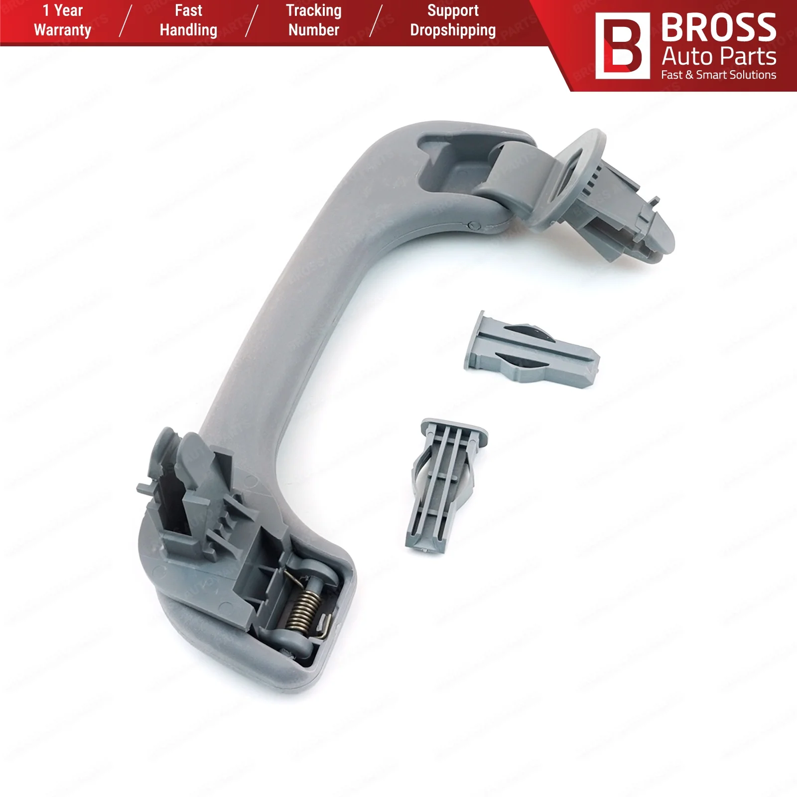 Bross автозапчасти BDP796 ручка захвата внутренней крыши серый 8200174109 для Renault Megane MK2